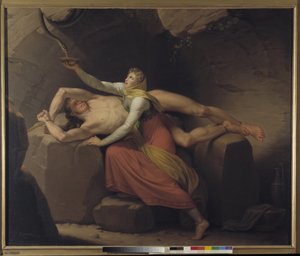 ロキとシギュン 作： Christoffer Wilhelm Eckersberg