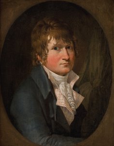 自画像 作： Christoffer Wilhelm Eckersberg