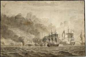 巣の戦い 作： Christoffer Wilhelm Eckersberg