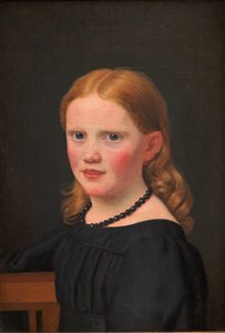 芸術家の娘 エミリー 作： Christoffer Wilhelm Eckersberg