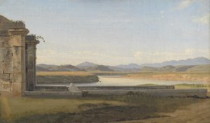Fontana Acetosa、ローマからの眺め 作： Christoffer Wilhelm Eckersberg