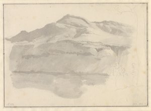 アルバノ湖の眺め 作： Christoffer Wilhelm Eckersberg
