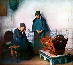 「空のゆりかご」、1911-1912 作： C Bisschop