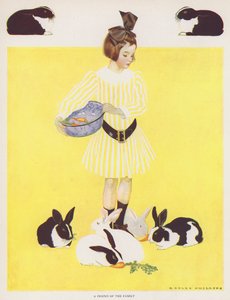 Coles Phillips Girl, a Friend of the Family（カラーリトグラフ版 作： C. Coles Phillips