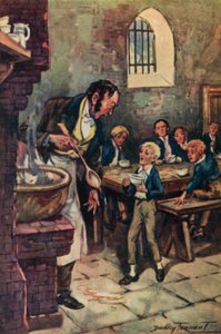 チャールズ・ディケンズによるオリバー・ツイストのイラスト（カラーリソ） 作： C. Dudley (after) Tennant