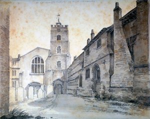 セント バーソロミュー ザ グレート、ロンドン市、1803 年 作： C John M Whichelo
