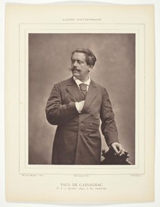 ポール・ド・カサニャック (フランスの作家、政治ジャーナリスト、1842-1904) 作： C. Klary