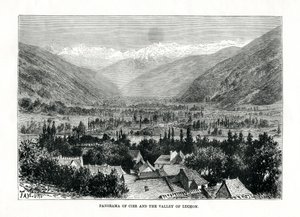 シエとフランス、バニェールドルションの谷、c1879。 作： C. Laplante