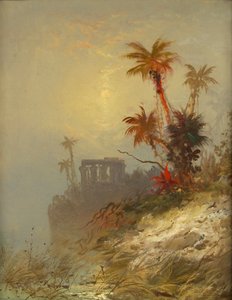 エジプトの風景、19 世紀後半から 20 世紀初頭。 作： C. Morgan McIlhenney