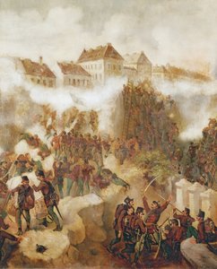 1849年5月21日のハンガリーの反乱勢力によるブダ要塞の奪還