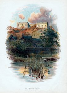 ノッティンガム城、ノッティンガムシャー、1895 作： C. Wilkinson