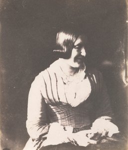 女性、1845-50。 作： Calvert Jones