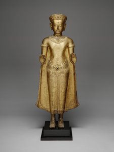 釈迦牟尼仏、13世紀頃（金銅）
