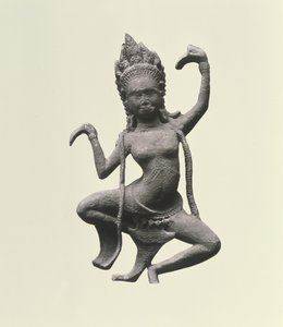 アプサラスの踊り」フリーズの細部 12世紀後半～13世紀初頭（石）（155540との詳細