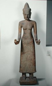プリアコーの女神ラクシュミの像、バイヨンスタイル