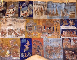 寺院の壁画