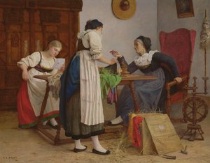 トンキンからの手紙、1898 作： Camille Alfred Pabst