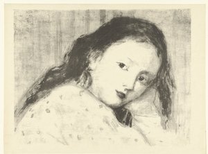 Hoofd van een meisje 小さな女の子の頭の研究 子供の勉強 裁判（シリーズタイトル）