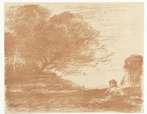 風景の中のサッフォー サッフォー 作： Camille Corot