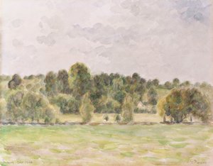 エラニー・イブニング、1890 作： Camille Jacob Pissarro