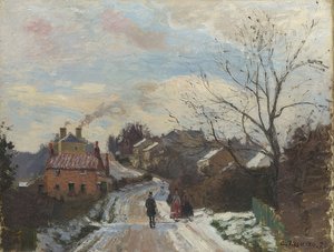 フォックスヒル、アッパーノーウッド。 1870 作： Camille Jacob Pissarro