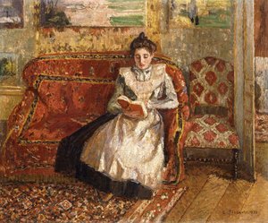 ジャンヌ・リーディング、1899年 作： Camille Jacob Pissarro