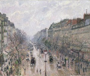 ブールバールモンマルトル 作： Camille Jacob Pissarro