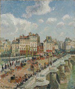 ルポンヌフ、1902 作： Camille Jacob Pissarro