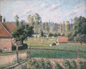 プレーニー、エラニー、1889年 作： Camille Jacob Pissarro