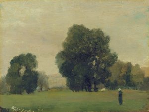 La Roche-Guyon牧草地、1859