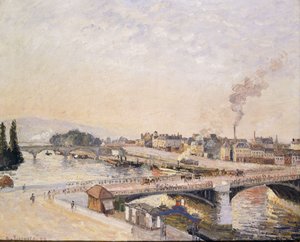 ルーアンの日の出。ルーアンの日の出、1898 作： Camille Jacob Pissarro