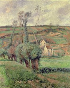 ポントワーズのコート・ド・シュー、1882 作： Camille Jacob Pissarro