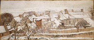 四季：1872年冬 作： Camille Jacob Pissarro