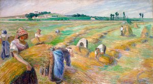 収穫、1882 作： Camille Jacob Pissarro