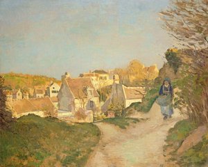 ジャレの丘、ポントワーズ、1875 作： Camille Jacob Pissarro