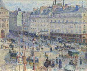 パリのデュアーブル、1893年 作： Camille Jacob Pissarro