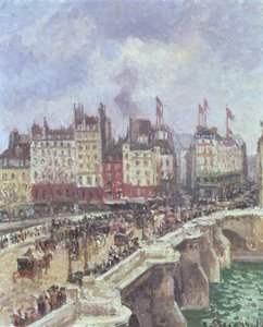 ポンヌフ、1901 作： Camille Jacob Pissarro