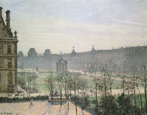 チュイルリー、1899 作： Camille Jacob Pissarro