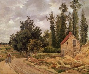 不明な画像 作： Camille Jacob Pissarro