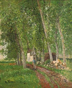 モレの下草、1902 作： Camille Jacob Pissarro