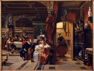 ロンドンのヴァン・ダイク 画家アントーン・ヴァン・ダイク（Anton or Antoine Van Dyck）は 作： Camille Joseph Etienne Roqueplan