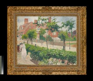 バース・ロード、ロンドン 作： Camille Pissarro