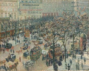 Boulevard des Italiens, 朝, 日光