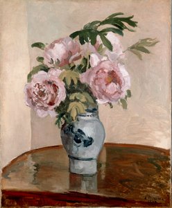ピンクの牡丹の花束（1873年
