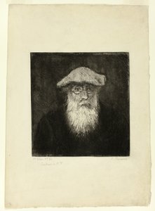 カミーユ・ピサロ、自画像 作： Camille Pissarro