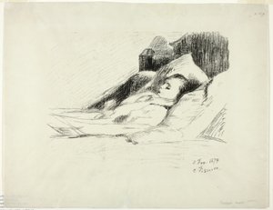 デッド・チャイルド 作： Camille Pissarro