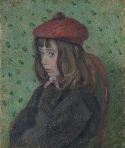 フェリックスピサロと赤いベレー帽 作： Camille Jacob Pissarro