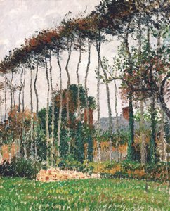 フランス語：Les grands hêtres à Varengeville
ドイツ語：Varengevilleの大きな銅のブナ 作： カミーユ・ピサロ