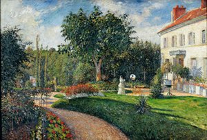 ポントワーズのレ・マチュランの庭 作： Camille Pissarro