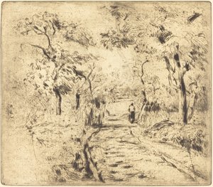 In the Fields at Ennery (Dans les champs, a Ennery) 作： Camille Pissarro